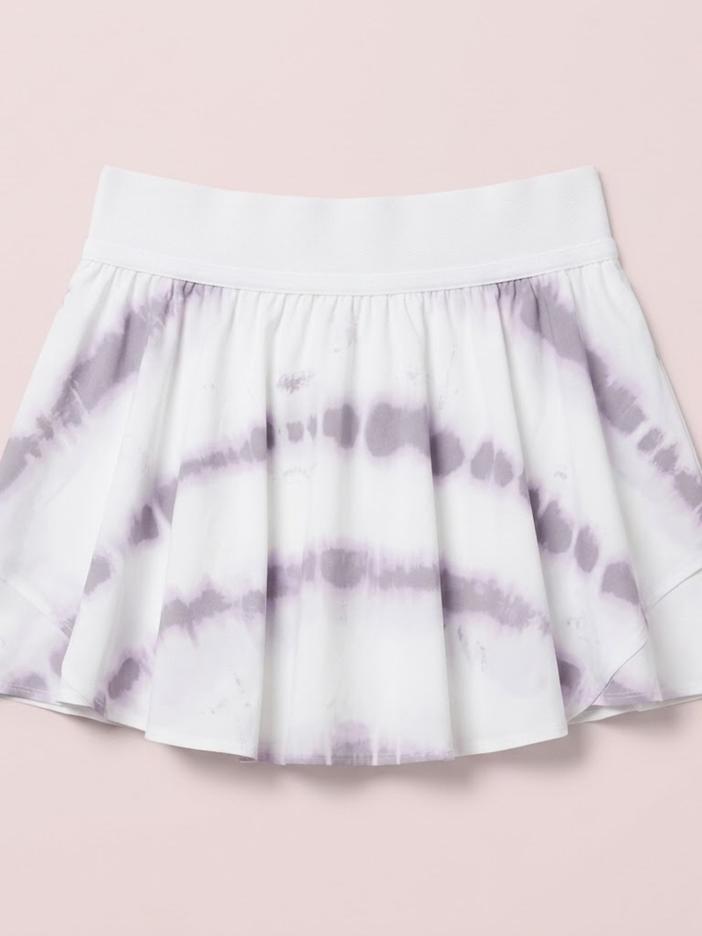 NWT Lululemon Tie Dye Court Rival Tennis Skirt Purple and White